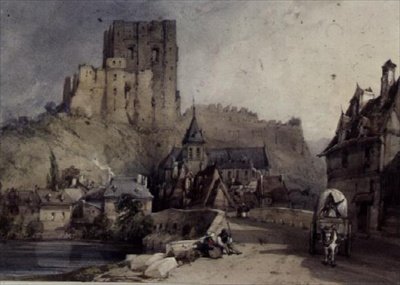 Mont Richard on the Cher by William Callow